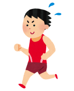 運動・ランニングのイラスト