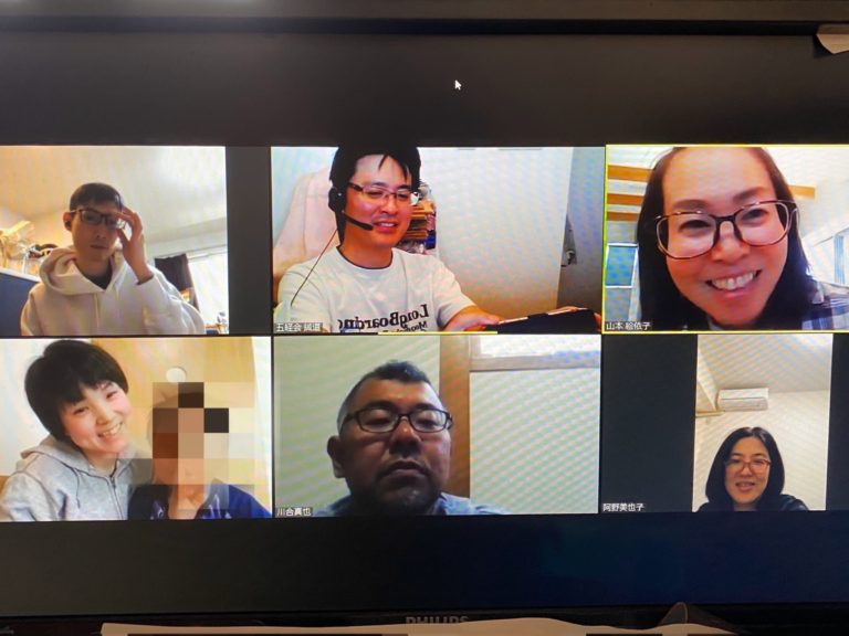 鍼道五経会のオンライン講座のようす