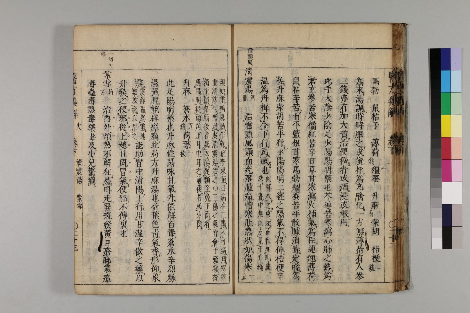 雷頭風に対する処方 －荷葉と清震湯－